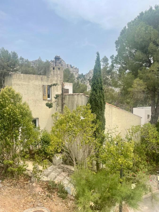 Ferienwohnung "Lou Mes" Les Baux Balcon Exterior foto