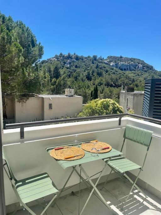 Ferienwohnung "Lou Mes" Les Baux Balcon Exterior foto
